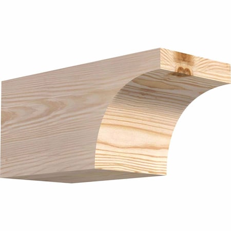 Ekena Millwork Huntington Smooth Rafter Tail, Douglas Fir, 5 1/2"W x 6"H x 12"L RFT06X06X12HUN00SDF